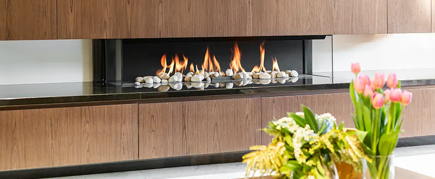Double-height Fireplace Design Refurbishment in St. Louis Park, Minnesota