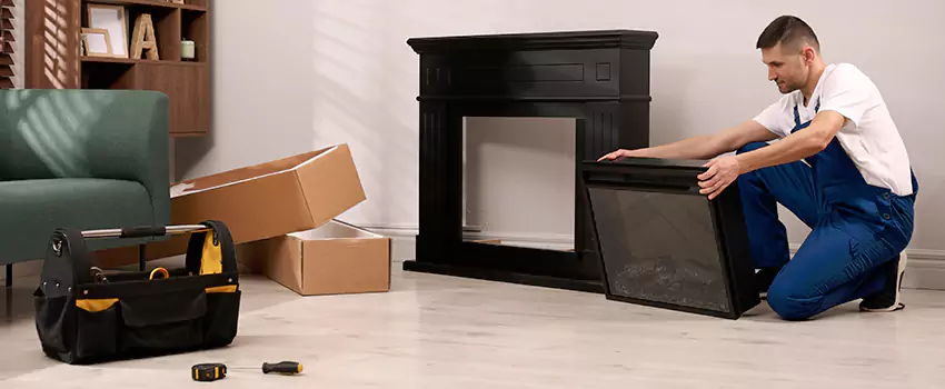 Old Rusted Metal Fireplace Repair And Replacement in St. Louis Park, MN
